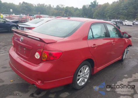2010 Toyota Corolla S из США, поврежденный, VIN 2T1BU4EE4AC473884